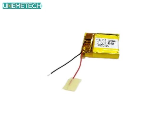 गुणवत्ता  3.8V 110mAh 441718 High Voltage Polymer Lithium Ion Battery for Medical Bracelet कारखाना