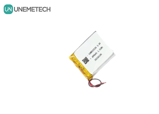 कस्टम 3.8V 400mAh हाई वोल्टेज लिथियम आयन बैटरी पैक 622526 स्मार्ट घड़ियों के लिए