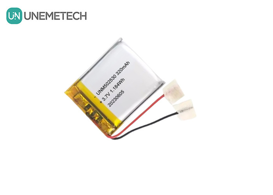 502530 3.7V 320mAh पोर्टेबल उत्पादों के लिए रिचार्जेबल पॉलिमर लिथियम बैटरी