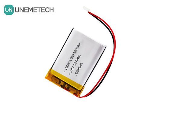 CE 4.35V हाई वोल्टेज लिथियम बैटरी 682329 520mAh 3.8V लिथियम आयन रिचार्जेबल बैटरी
