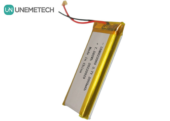 अनुकूलित दीर्घ चक्र जीवन लिपो बैटरी पैक 3.7V 2050mAh 923060 डिजिटल उत्पादों के लिए