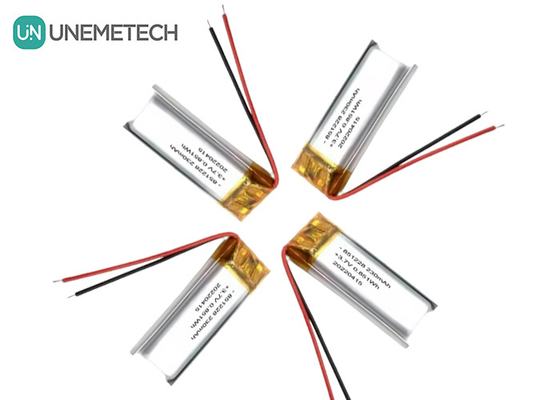 UNEMETECH 230mAh LiPo बैटरी 3.7V लिथियम पॉलिमर बैटरी 851228 रिमोट कंट्रोल पेन के लिए
