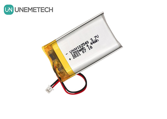 सौंदर्य उपकरण के लिए अनुकूलित लिथियम पॉलिमर बैटरी 102540 3.7V 1200mAh ली-पो बैटरी