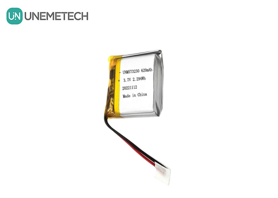 1C डिस्चार्ज करंट लिथियम पॉलिमर पावर पैक 573230 620mAh 3.7V कस्टम लिपो बैटरी पैक
