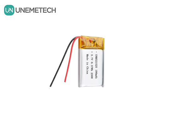 3.7V 80mAh 321525 रिचार्जेबल लिथियम आयन पॉलिमर बैटरी चार्जिंग 1C इलेक्ट्रॉनिक उत्पादों के लिए