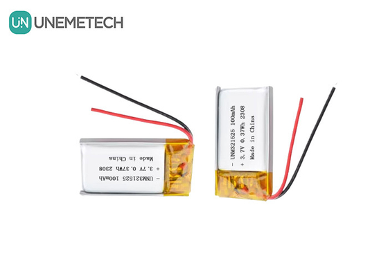 3.7V 80mAh 321525 रिचार्जेबल लिथियम आयन पॉलिमर बैटरी चार्जिंग 1C इलेक्ट्रॉनिक उत्पादों के लिए