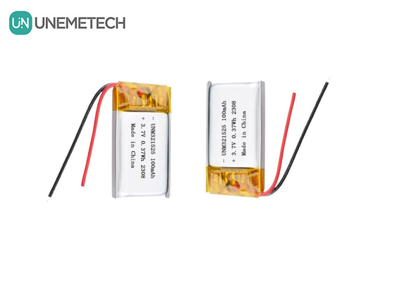 3.7V 80mAh 321525 रिचार्जेबल लिथियम आयन पॉलिमर बैटरी चार्जिंग 1C इलेक्ट्रॉनिक उत्पादों के लिए