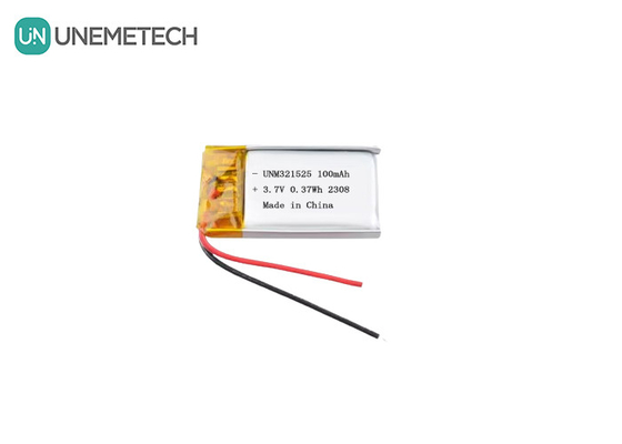 3.7V 80mAh 321525 रिचार्जेबल लिथियम आयन पॉलिमर बैटरी चार्जिंग 1C इलेक्ट्रॉनिक उत्पादों के लिए