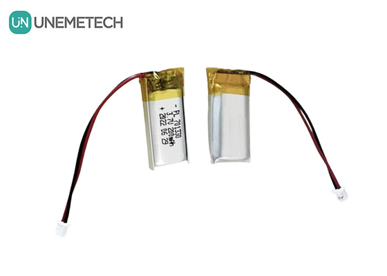 3.7V 200mAh सिंगल सेल लिथियम पॉलिमर बैटरी 701330 हेडसेट के लिए पॉच बैटरी
