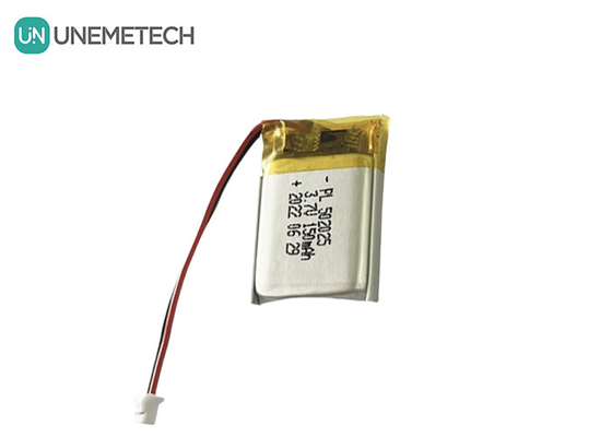 3.7V 150mAh रिचार्जेबल लिपो बैटरी 502025 स्मार्ट घड़ियों के लिए लिथियम पॉलिमर आयन बैटरी