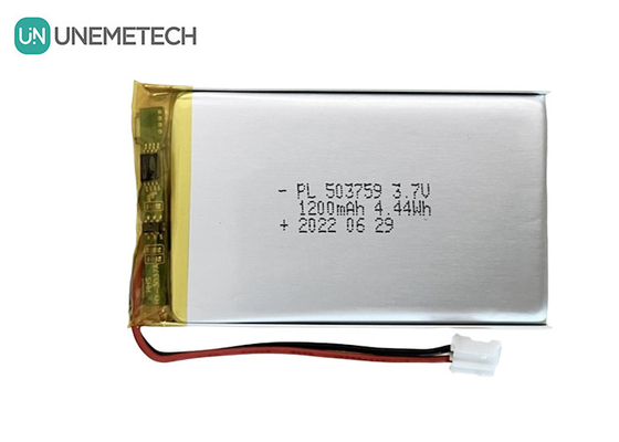 रिचार्जेबल ली पॉलिमर बैटरी 3.7V 1200mAh 503759 पॉली लिथियम बैटरी एडवाइजमेंट प्लेयर के लिए