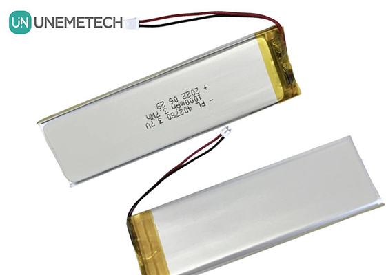 चार्जिंग बॉक्स लिथियम पॉलिमर बैटरी 1000mah 3.7V रिचार्जेबल ली-पॉलिमर बैटरी 402780
