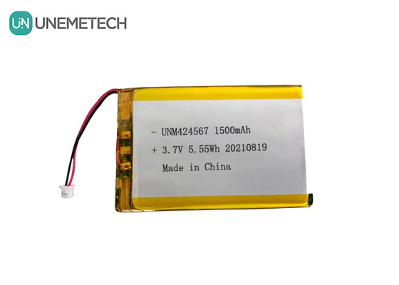 424567 रिचार्जेबल लिपो बैटरी 3.7V 1500mah लिपो बैटरी ऑटो-आईडी स्मार्ट कार्ड रीडर के लिए