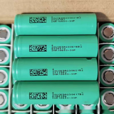 3.6V 3000mAh अधिकतम 20A निरंतर डिस्चार्ज 18650 लिथियम बैटरी INR18650-30P इलेक्ट्रॉनिक उपकरणों के लिए