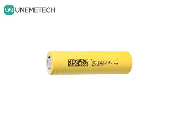 INR18650-35E 3500mAh 18650 बैटरी 10A 3.7V ऊर्जा भंडारण प्रणाली के लिए बेलनाकार लिथियम आयन सेल