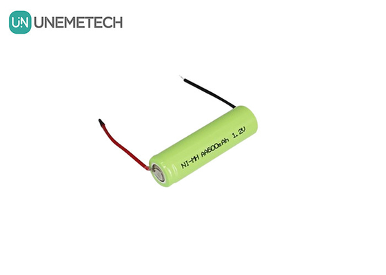 लंबे चक्र जीवन NiMH AA 1.2V 600mAh रिचार्जेबल बैटरी AA600 खिलौनों के लिए