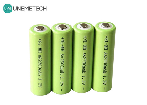 OEM ODM NiMH बैटरी 1.2V AA 2300mAh रिचार्जेबल बैटरी AA2300 वायरलेस माइक्रोफोन के लिए