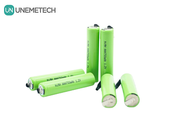 UNEMETECH AAA रिचार्जेबल Ni-MH बैटरी 1.2V 700mAh AAA700 इलेक्ट्रिक शेवर के लिए
