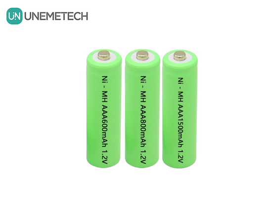माइक्रोफोन और कैलकुलेटर के लिए AAA800 Ni-MH रिचार्जेबल बैटरी 1.2V AAA 800mAh