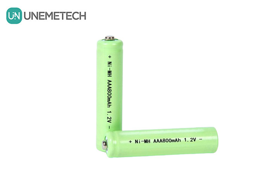 माइक्रोफोन और कैलकुलेटर के लिए AAA800 Ni-MH रिचार्जेबल बैटरी 1.2V AAA 800mAh