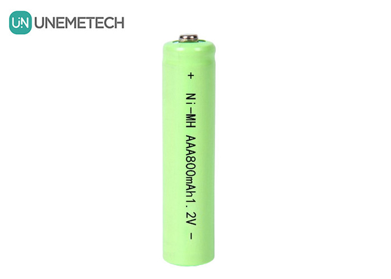 माइक्रोफोन और कैलकुलेटर के लिए AAA800 Ni-MH रिचार्जेबल बैटरी 1.2V AAA 800mAh