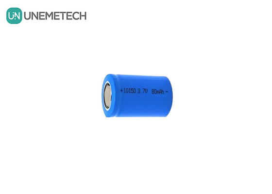 3.7V 80mAh छोटी ली आयन सिलेंडर रिचार्जेबल बैटरी 10150 टर्बो नाक बाल कटर के लिए