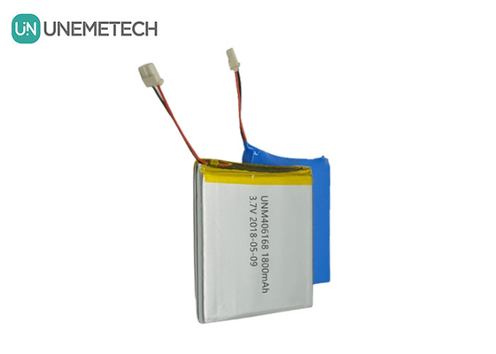 चिकित्सा उपकरण लिथियम आयन पॉलिमर बैटरी पैक 7.4V 1800mAh 2S 406168 रिचार्जेबल