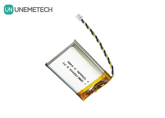 3.7V रिचार्जेबल ली पॉलीमर बैटरी 103040 1200 mAh मेडिकल डिवाइस और एलईडी लैंप के लिए