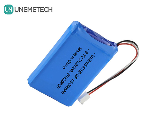 3.7V ली पॉली रिचार्जेबल बैटरी पैक 854256 2P 5500mAh औद्योगिक उपकरण बैटरी