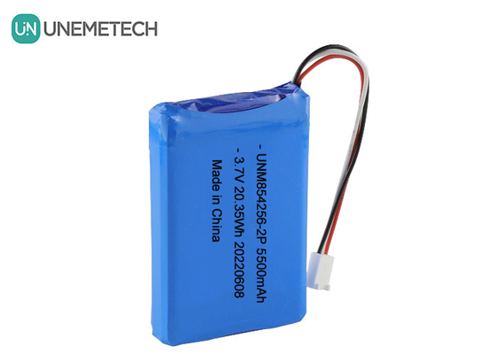3.7V ली पॉली रिचार्जेबल बैटरी पैक 854256 2P 5500mAh औद्योगिक उपकरण बैटरी