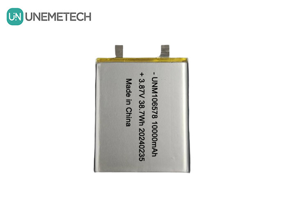 ऊर्जा भंडारण प्रणालियों के लिए उच्च क्षमता वाली लिपो बैटरी 10000mAh 3.87V 106578