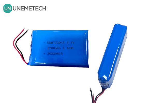 फिंगरप्रिंट स्कैनर के लिए ली-पॉलिमर बैटरी 3.7V 1200mAh 773045 1S लीपो बैटरी