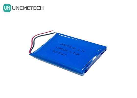फिंगरप्रिंट स्कैनर के लिए ली-पॉलिमर बैटरी 3.7V 1200mAh 773045 1S लीपो बैटरी