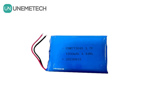 फिंगरप्रिंट स्कैनर के लिए ली-पॉलिमर बैटरी 3.7V 1200mAh 773045 1S लीपो बैटरी