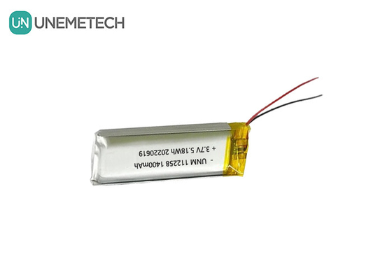 3पोर्टेबल पावर बैंक के लिए.7V लिथियम आयन रिचार्जेबल बैटरी पैक 1400mAh 112258