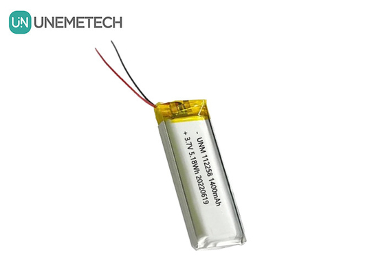 3पोर्टेबल पावर बैंक के लिए.7V लिथियम आयन रिचार्जेबल बैटरी पैक 1400mAh 112258