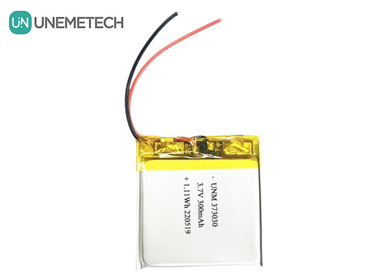3ब्लूटूथ स्पीकर के लिए.7V 300mAh लीपो रिचार्जेबल बैटरी 373030