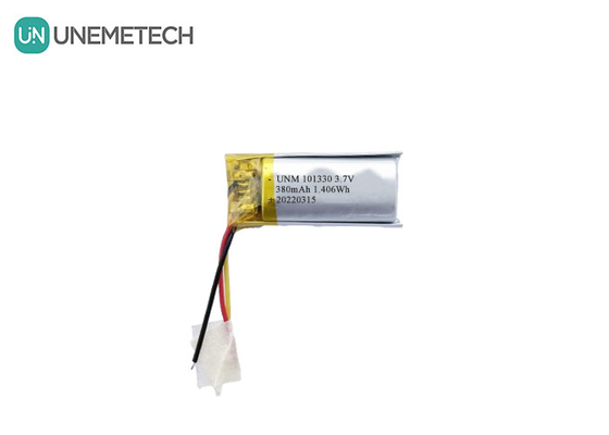 3.7V 380mAh रिचार्जेबल ली-पॉलिमर बैटरी 101330 स्मार्टवॉच के लिए