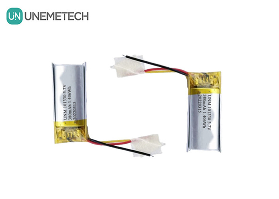 3.7V 380mAh रिचार्जेबल ली-पॉलिमर बैटरी 101330 स्मार्टवॉच के लिए