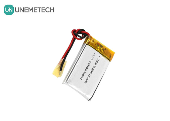 322030 रिचार्जेबल ली पॉलीमर बैटरी 3.7V 130mAh फिटनेस ट्रैकर के लिए लिपो बैटरी