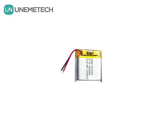 रिचार्जेबल ली-आयन लिथियम पॉलिमर बैटरी 3.7V 165mAh 472023 एमपी 3 प्लेयर बैटरी