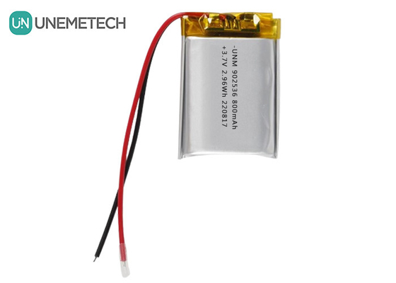 3.7V 800mAh ली आयन पॉलिमर बैटरी 902536 गेमपैड के लिए रिचार्जेबल पॉच बैटरी