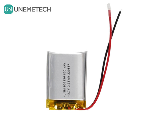 3.7V 800mAh ली आयन पॉलिमर बैटरी 902536 गेमपैड के लिए रिचार्जेबल पॉच बैटरी