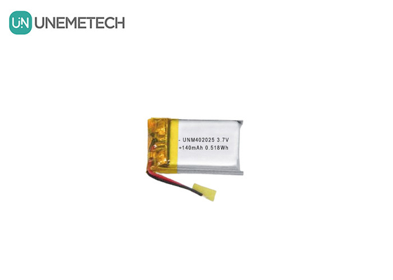 3.7V 140mAh 402025 रिचार्जेबल बैटरी लिपो बैटरी कॉम्पैक्ट मालिशर के लिए