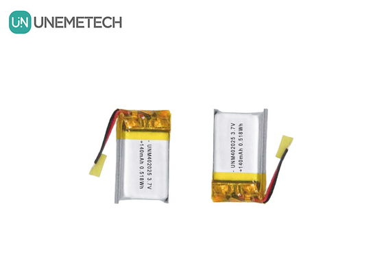 3.7V 140mAh 402025 रिचार्जेबल बैटरी लिपो बैटरी कॉम्पैक्ट मालिशर के लिए