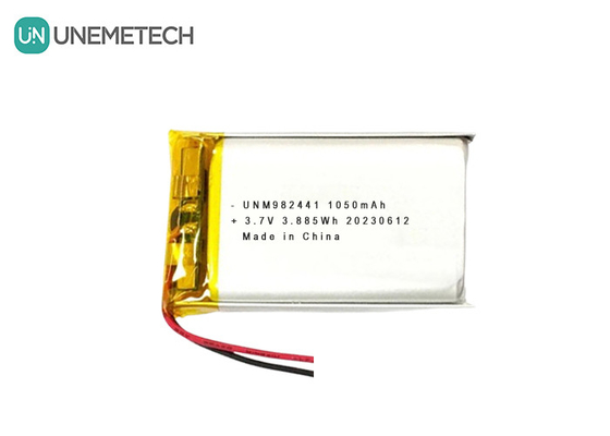 OEM ODM अनुकूलित 3.7V 1050mAh लिथियम आयन पॉलिमर बैटरी 982441 बुद्धिमान डोरबेल के लिए