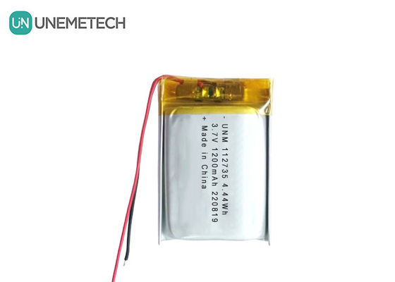 गुणवत्ता 3.7V 1200mAh रिचार्जेबल फ्लेक्सिबल लिपो बैटरी 112735 इलेक्ट्रॉनिक टैबलेट के लिए कारखाना