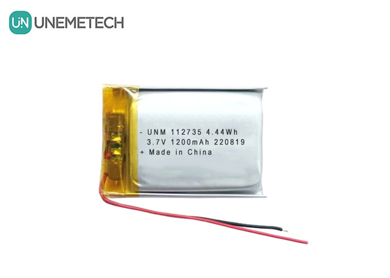 3.7V 1200mAh रिचार्जेबल फ्लेक्सिबल लिपो बैटरी 112735 इलेक्ट्रॉनिक टैबलेट के लिए