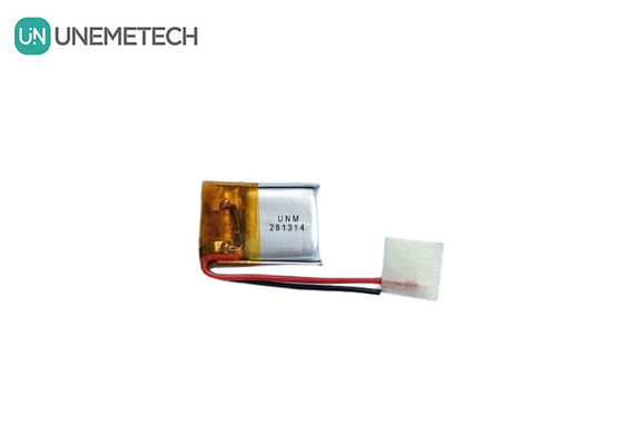 3.7V 25mAh 281314 Keychain रोशनी के लिए छोटी पतली Lipo माइक्रो रिचार्जेबल बैटरी