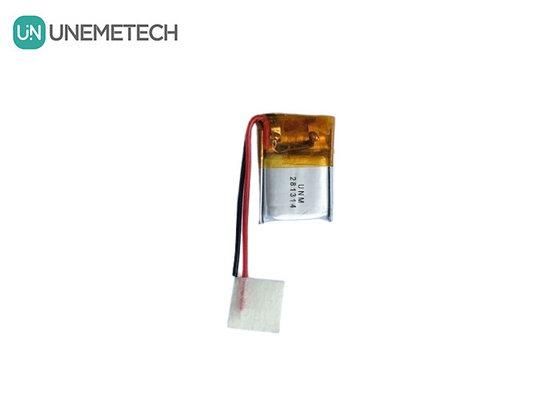 3.7V 25mAh 281314 Keychain रोशनी के लिए छोटी पतली Lipo माइक्रो रिचार्जेबल बैटरी